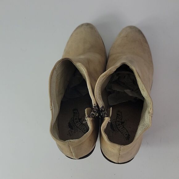 Freebird By Steven Detroit Cream Women's Booties - Picture 12 of 16